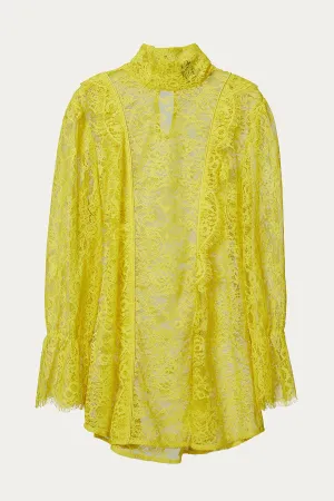 SCALLOPED LACE TOP