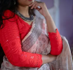 Scarlet Shell Blouse