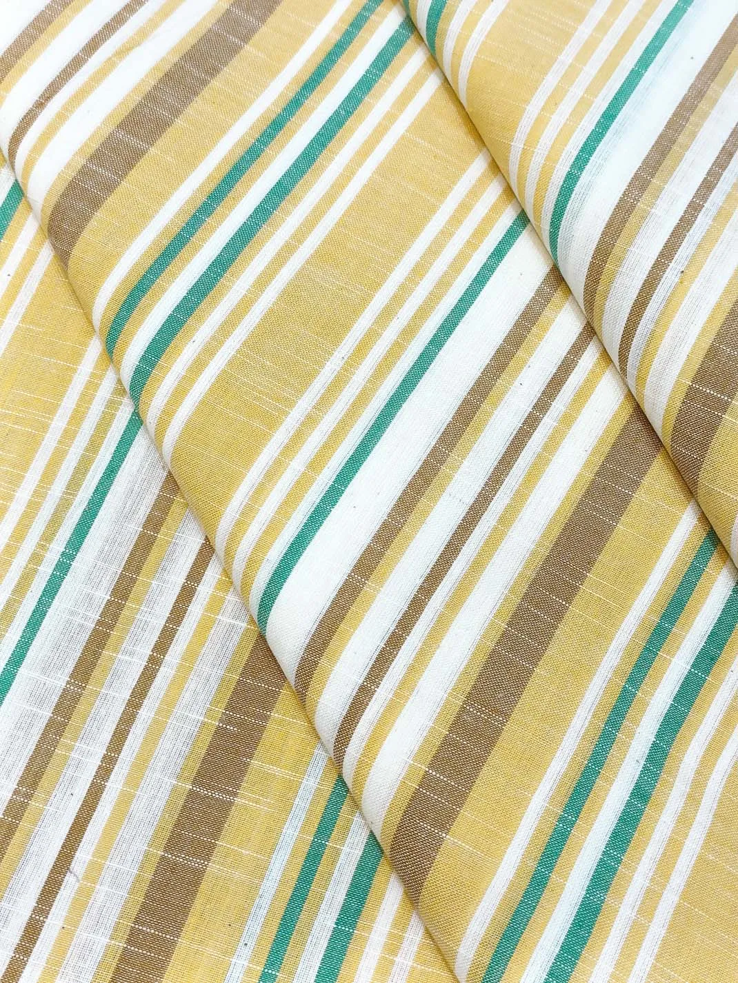 Semi Handloom Pure Cotton Fabric