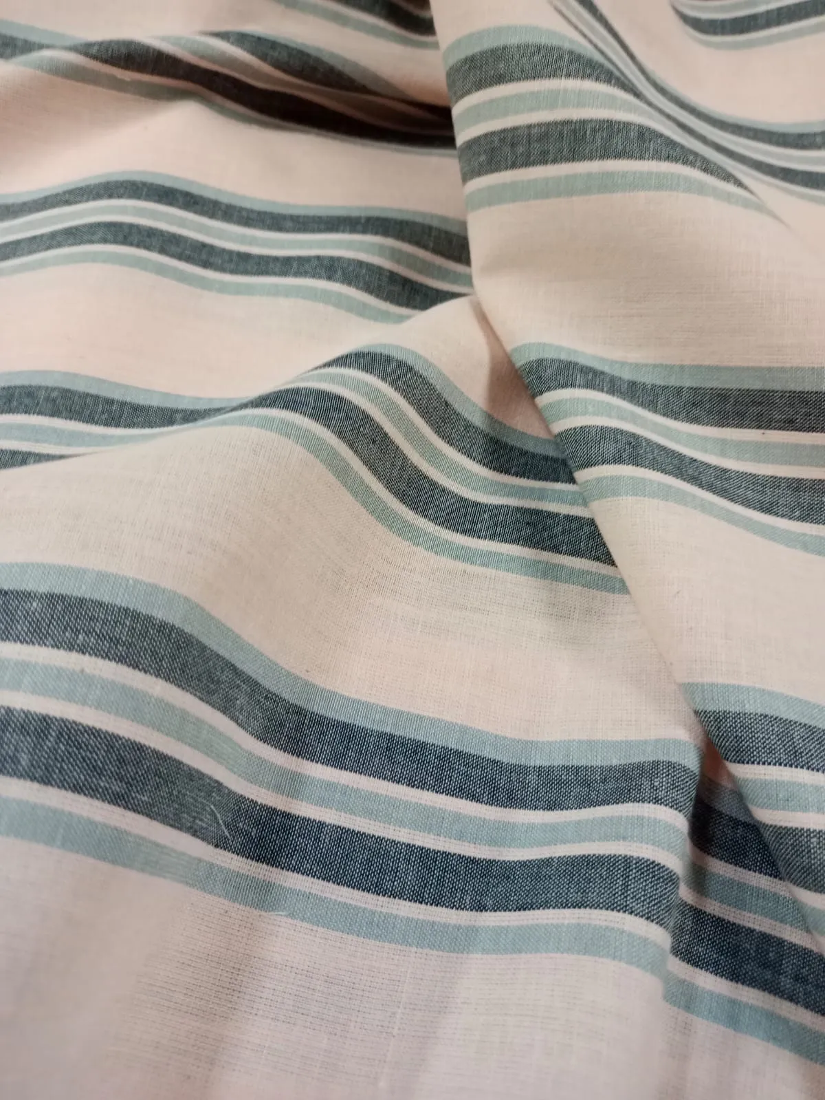 Semi Handloom Pure Cotton Fabric