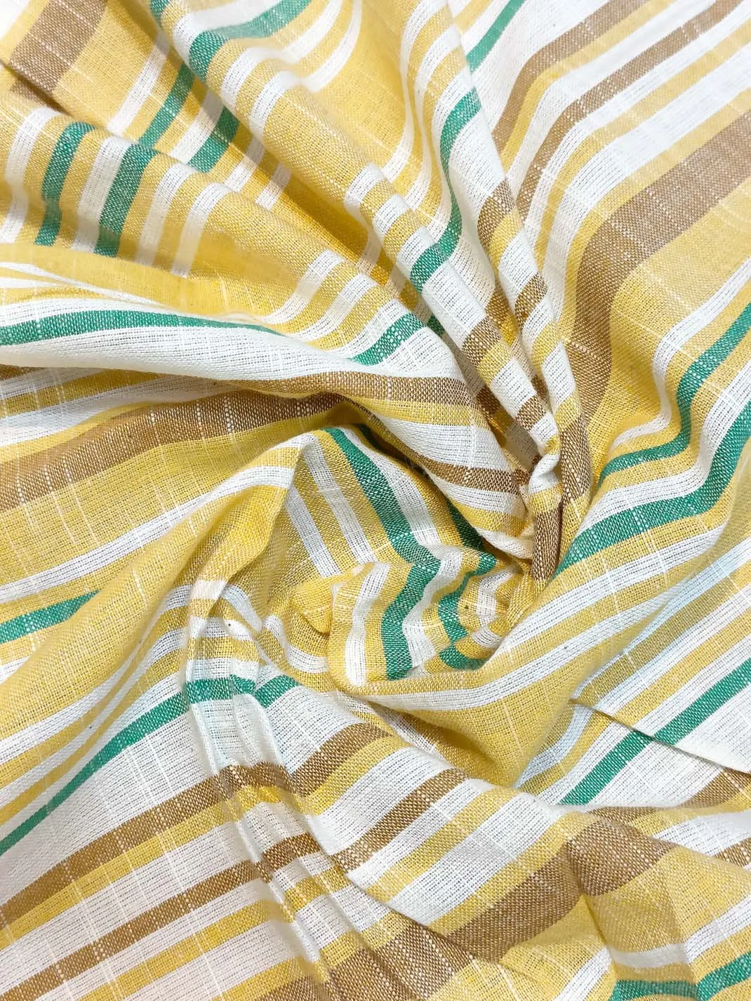Semi Handloom Pure Cotton Fabric