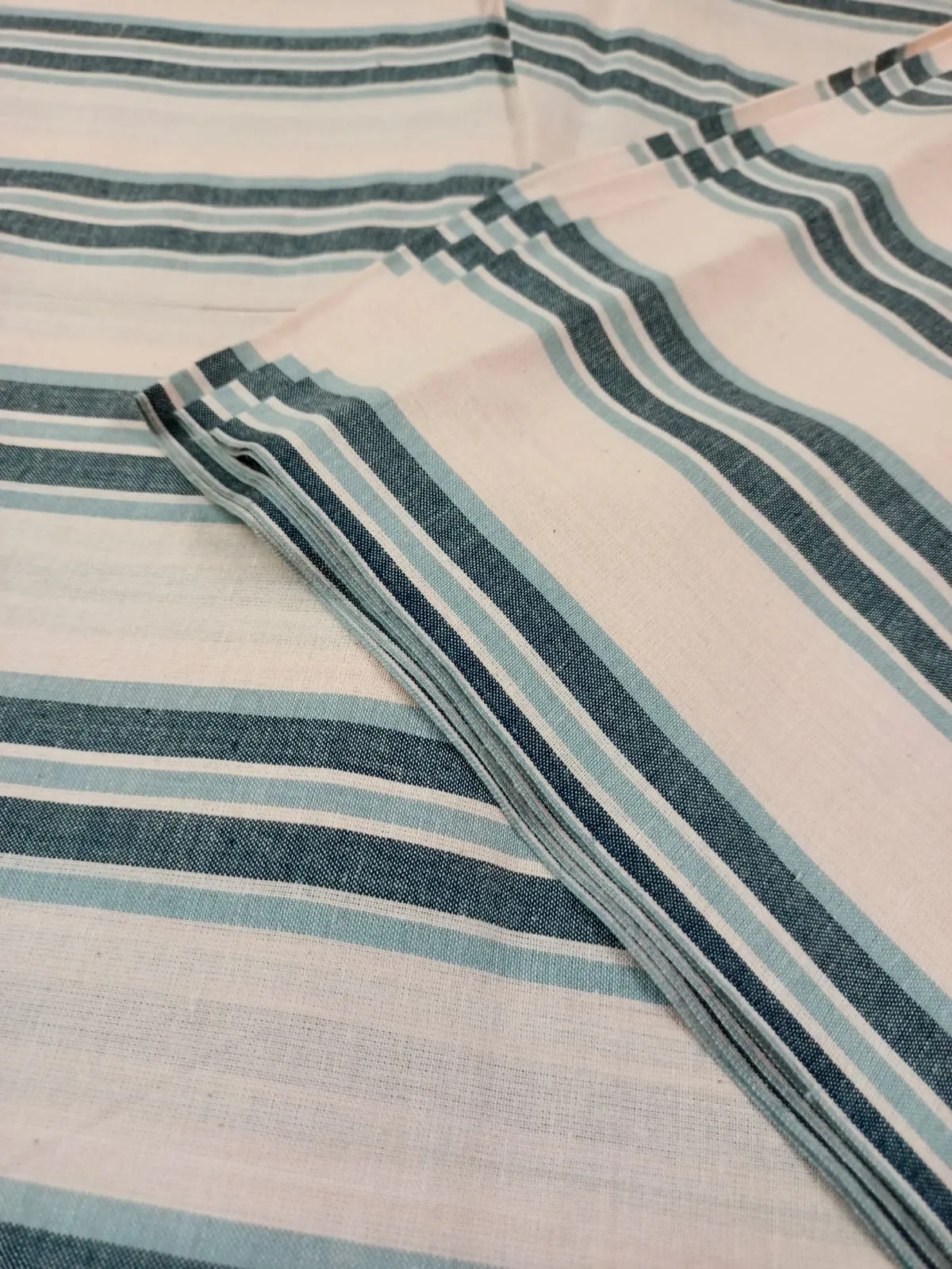 Semi Handloom Pure Cotton Fabric