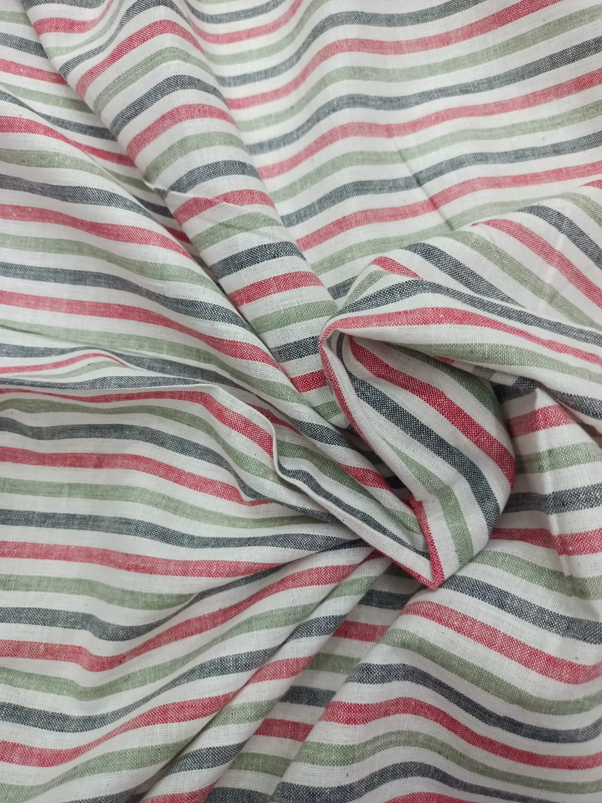 Semi Handwoven Handspun Pure Cotton Fabrics
