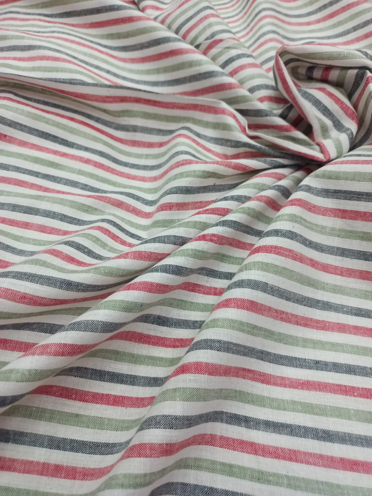 Semi Handwoven Handspun Pure Cotton Fabrics