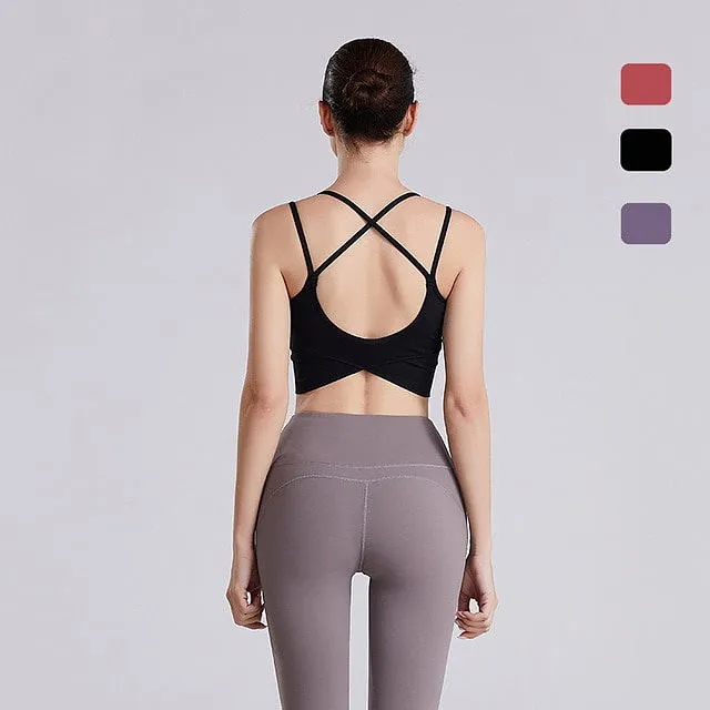 Sexy Kink Yoga Padded Tops Camisole