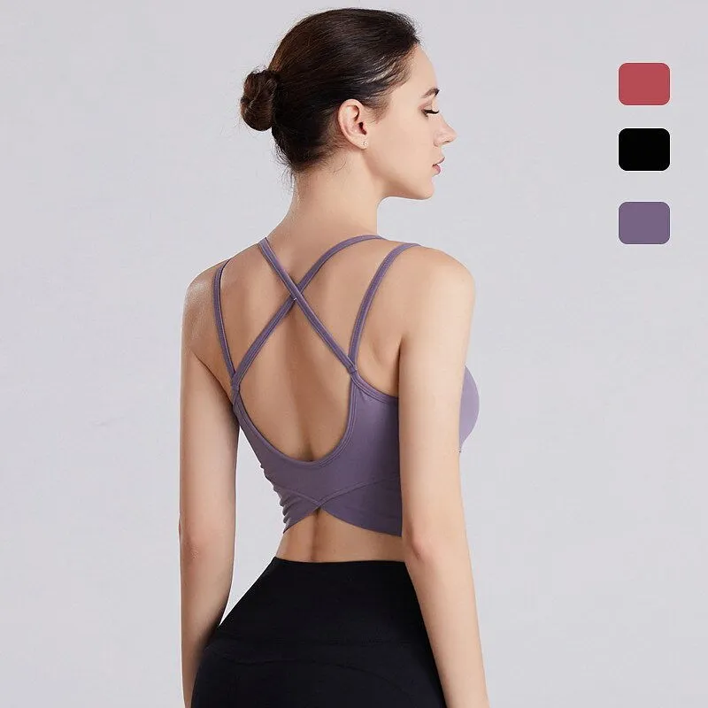 Sexy Kink Yoga Padded Tops Camisole