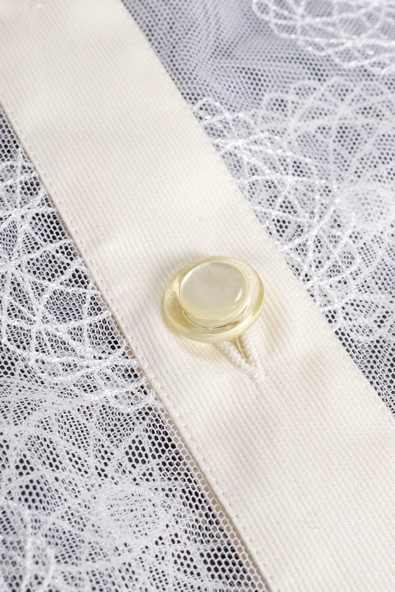 Sheer Mesh Spirograph Shirt