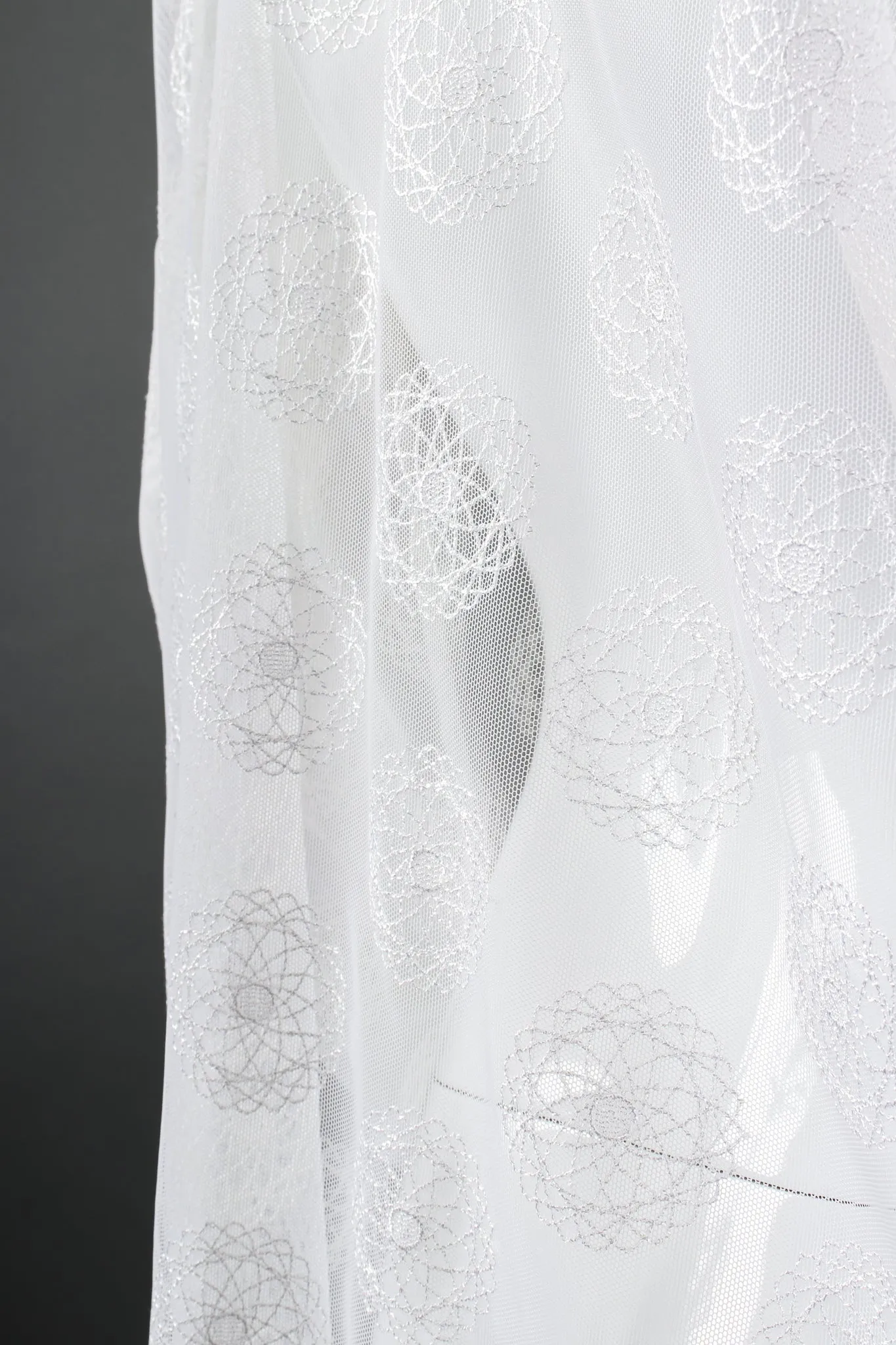 Sheer Mesh Spirograph Shirt