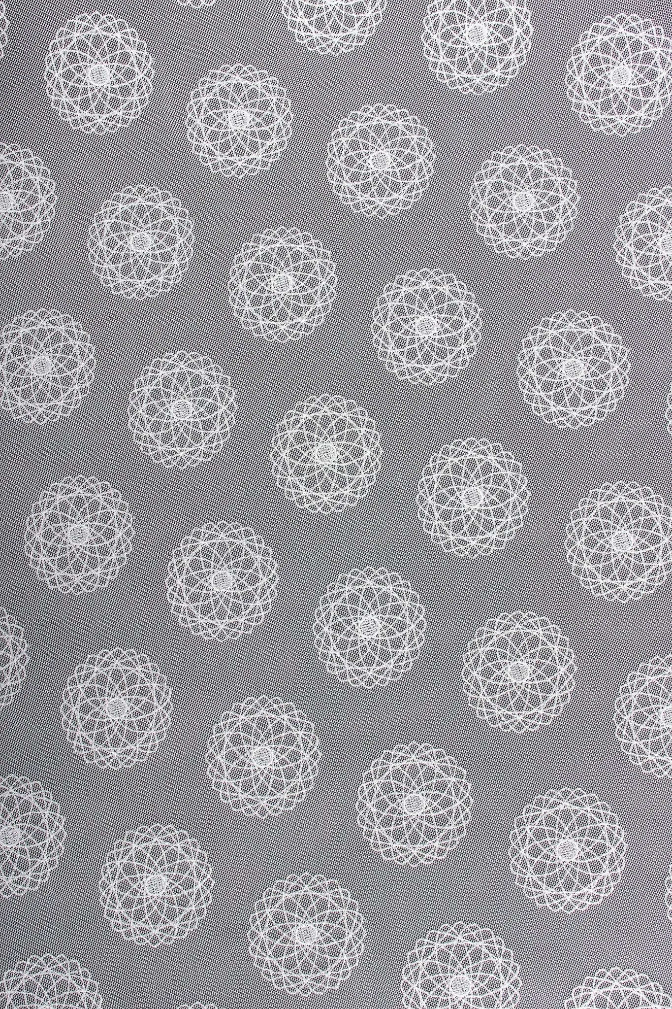Sheer Mesh Spirograph Shirt