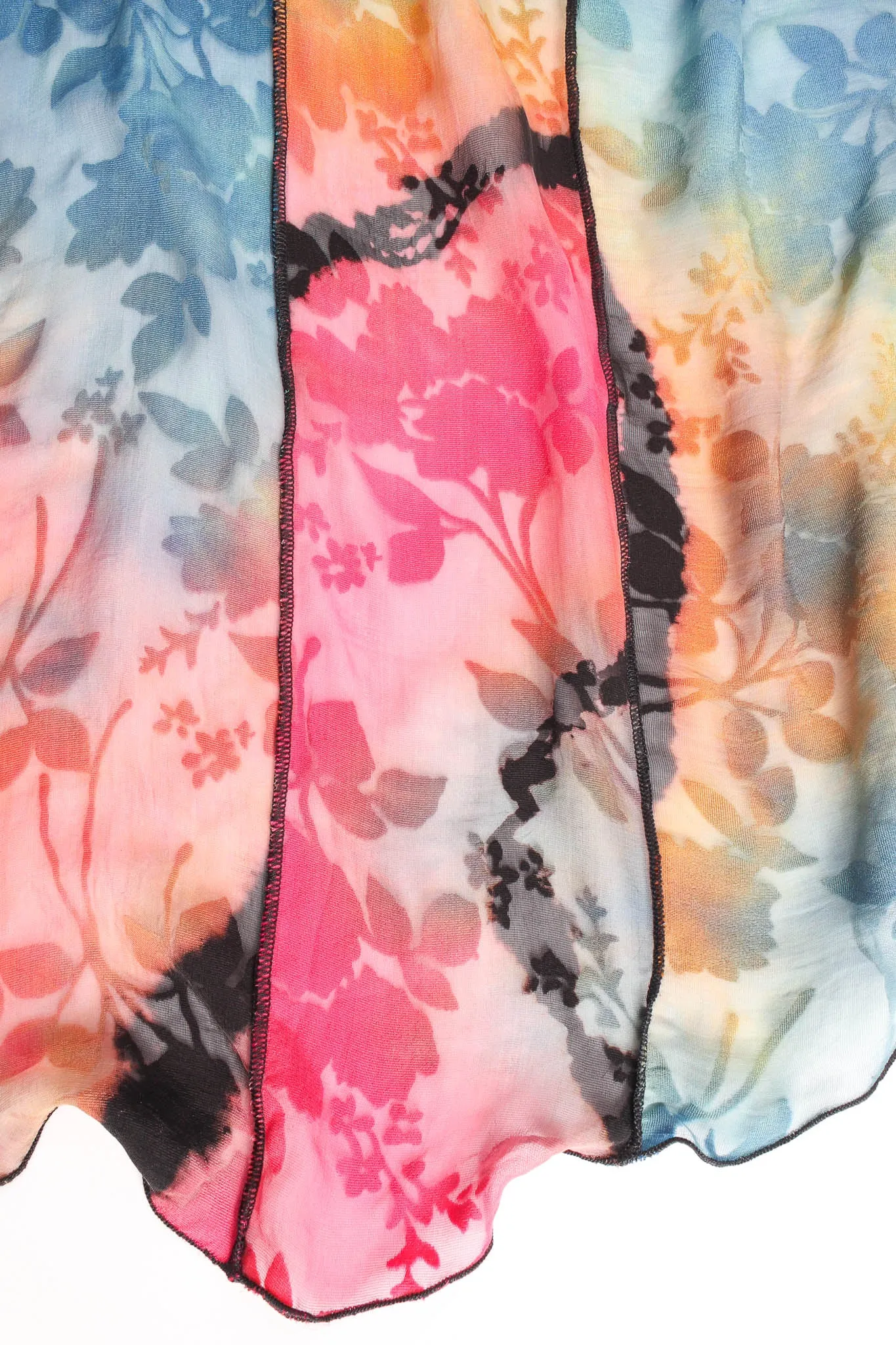 Sheer Velvet Floral Burnout Dress