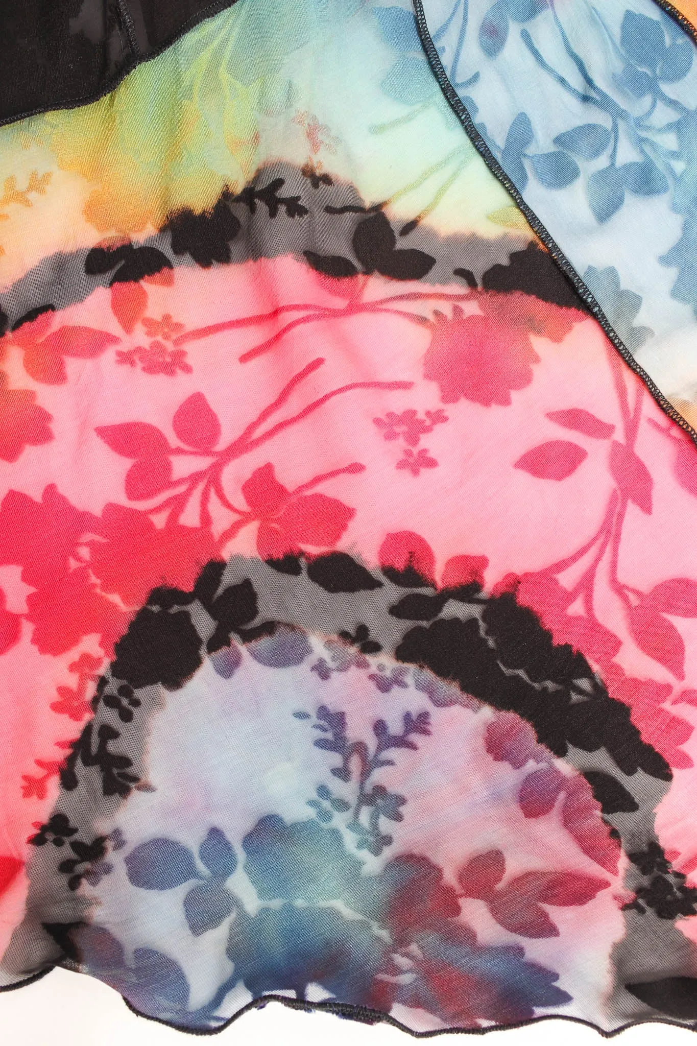 Sheer Velvet Floral Burnout Dress