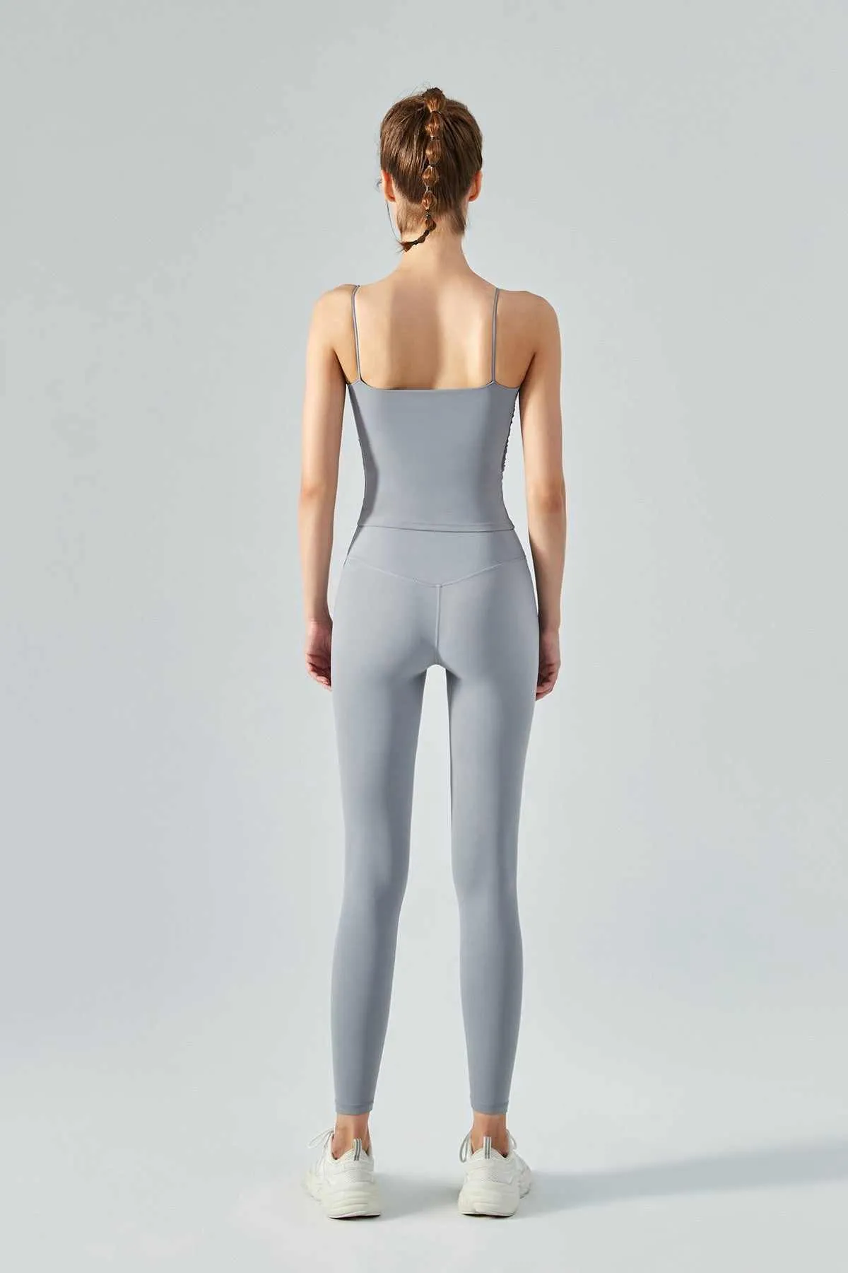 Side Ruched Camisole with Built In Bra