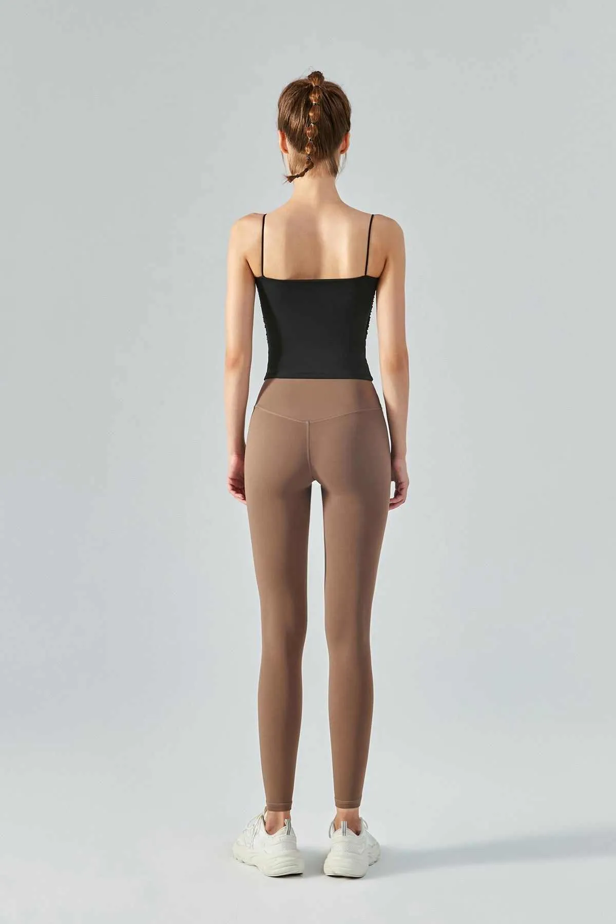 Side Ruched Camisole with Built In Bra