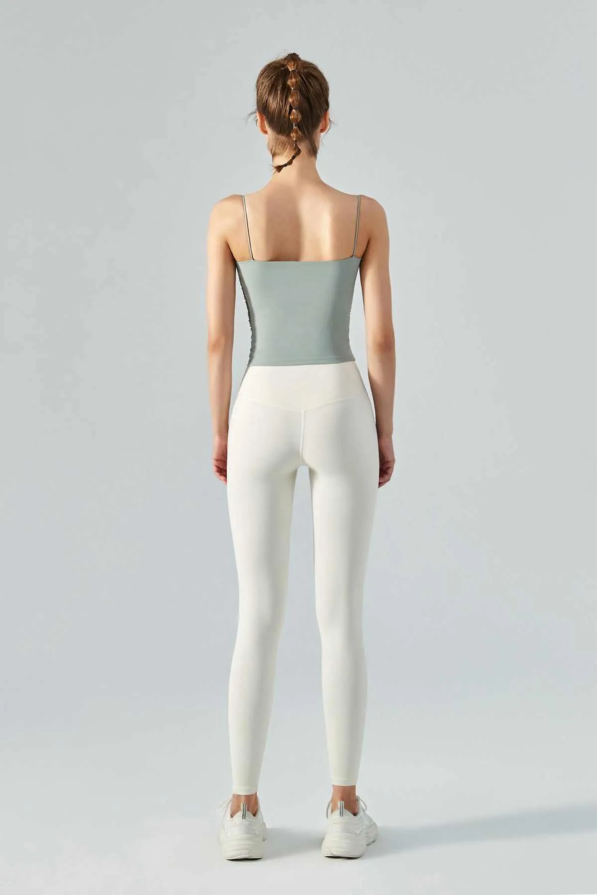 Side Ruched Camisole with Built In Bra