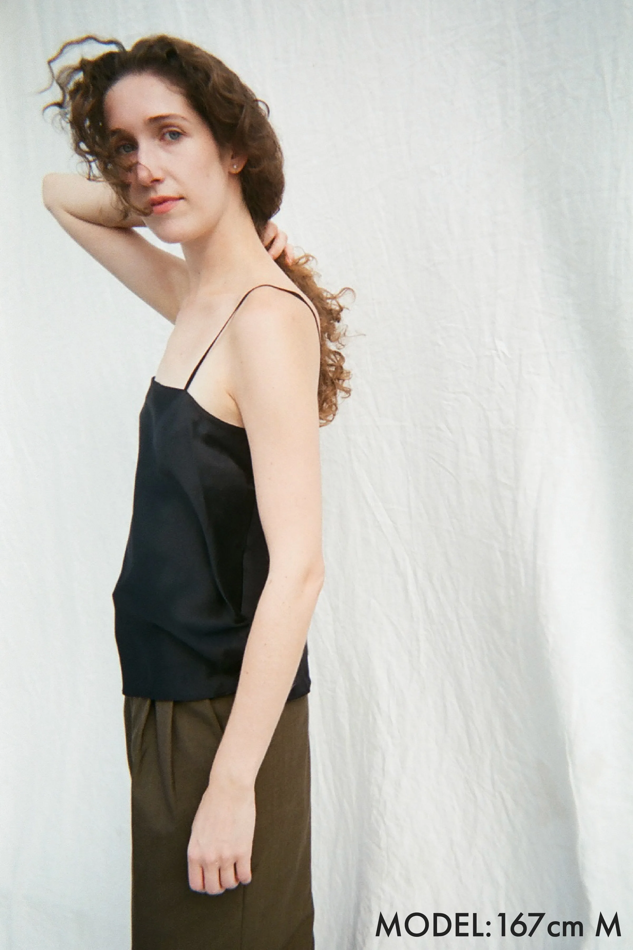 SILK CAMISOLE FOREST