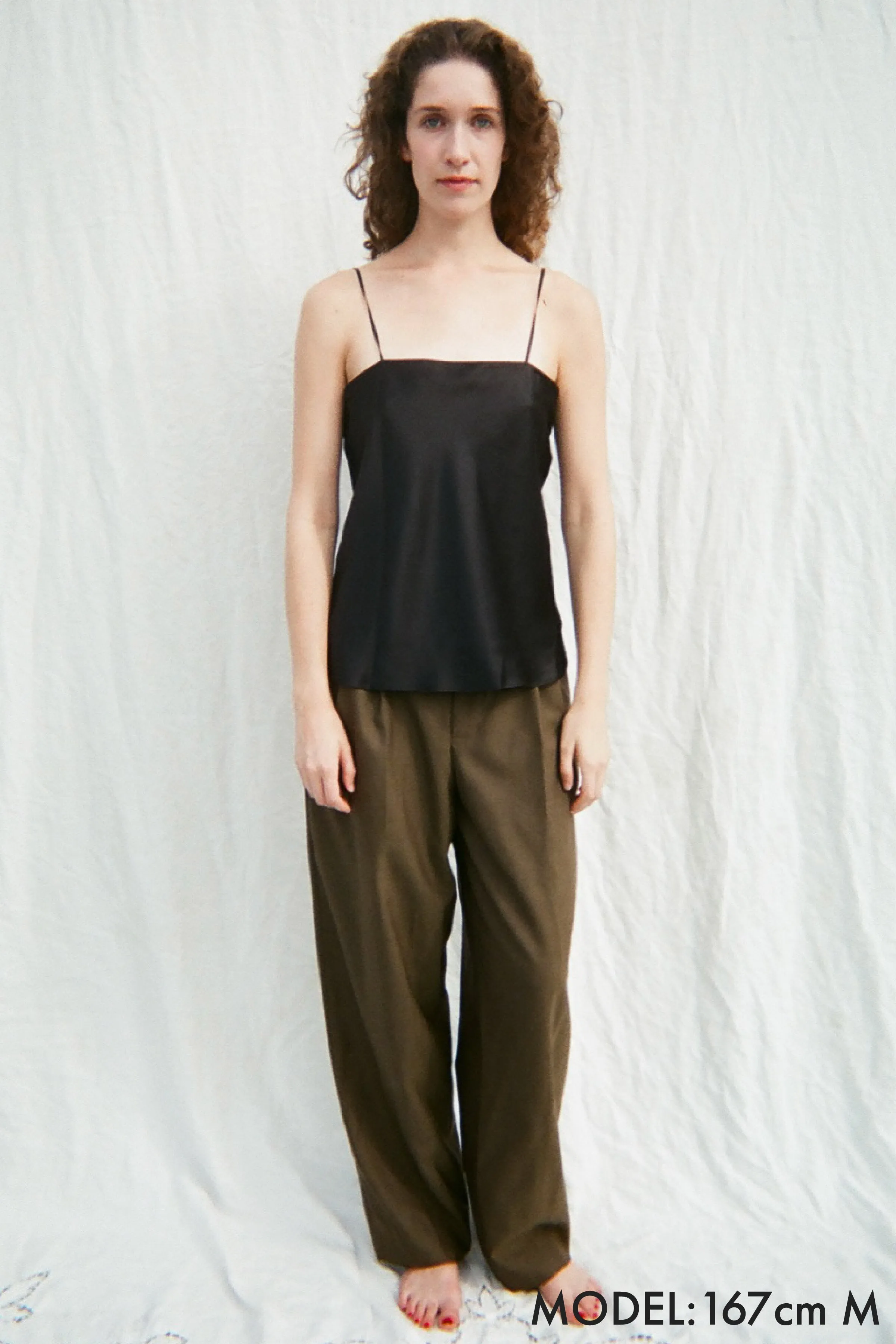 SILK CAMISOLE FOREST