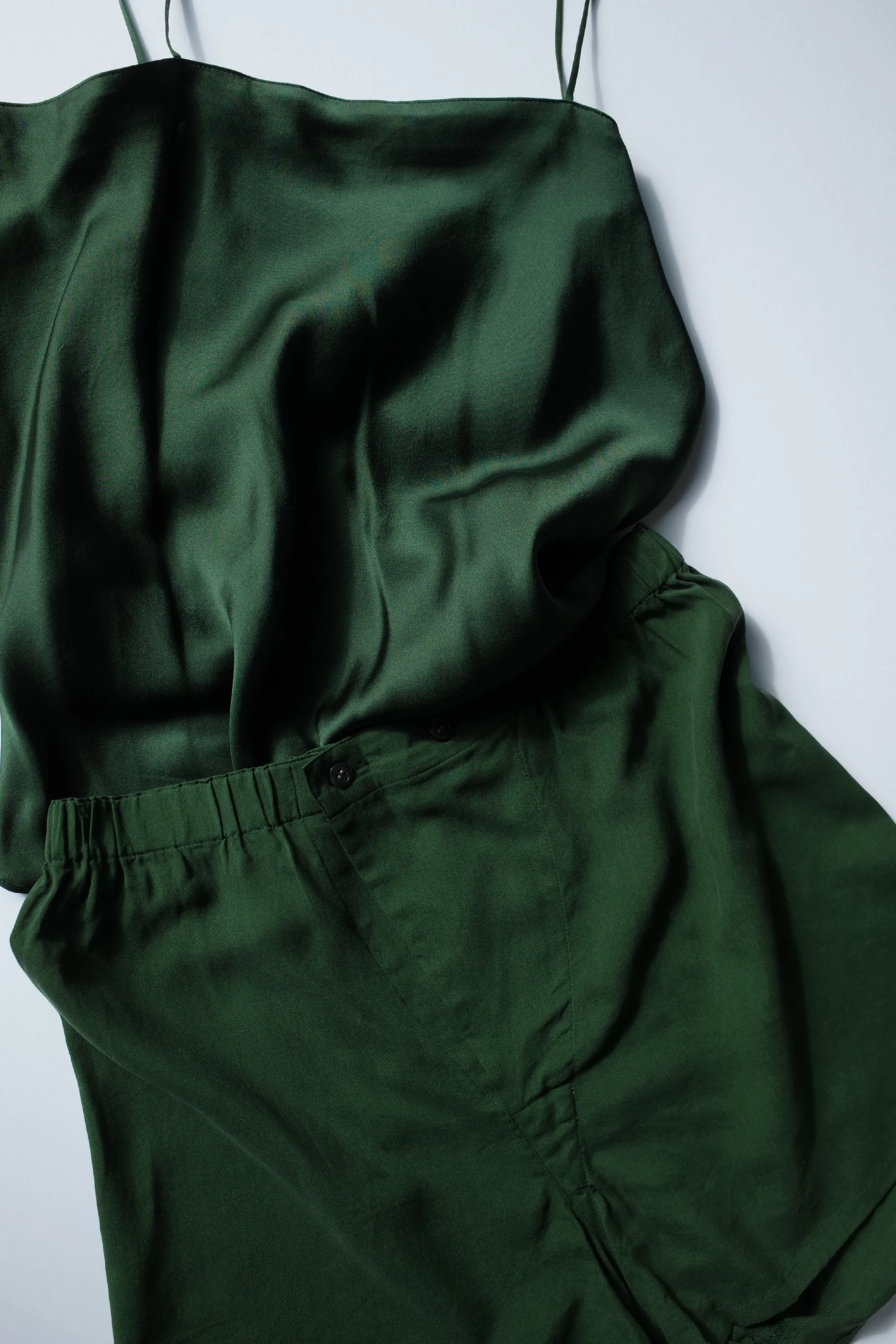 SILK CAMISOLE FOREST
