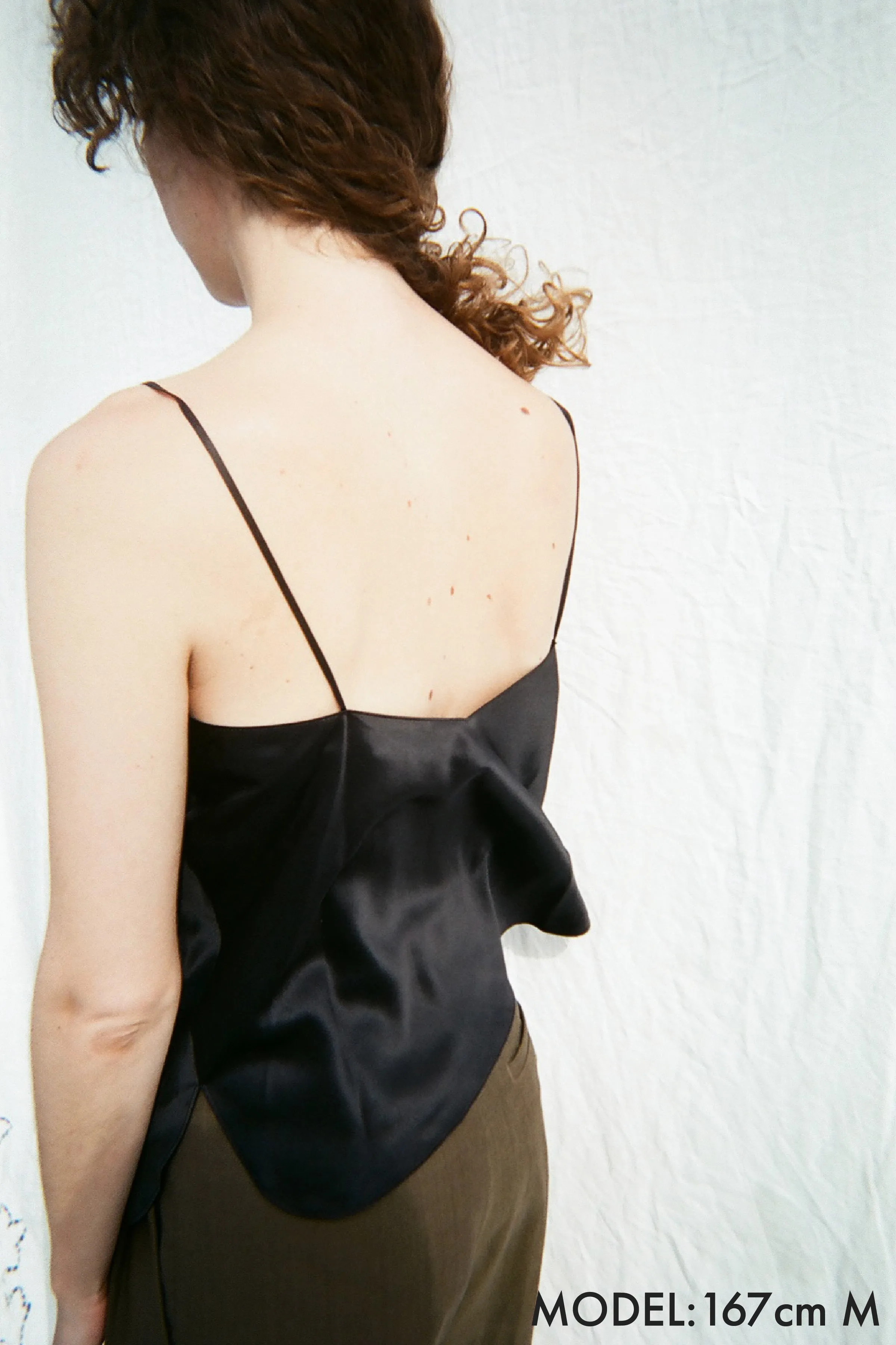 SILK CAMISOLE FOREST