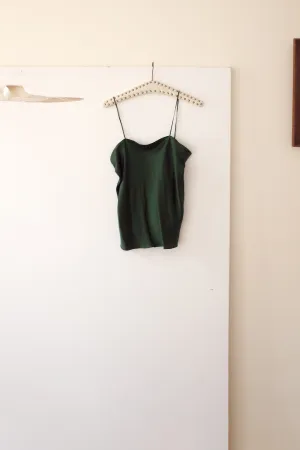 SILK CAMISOLE FOREST