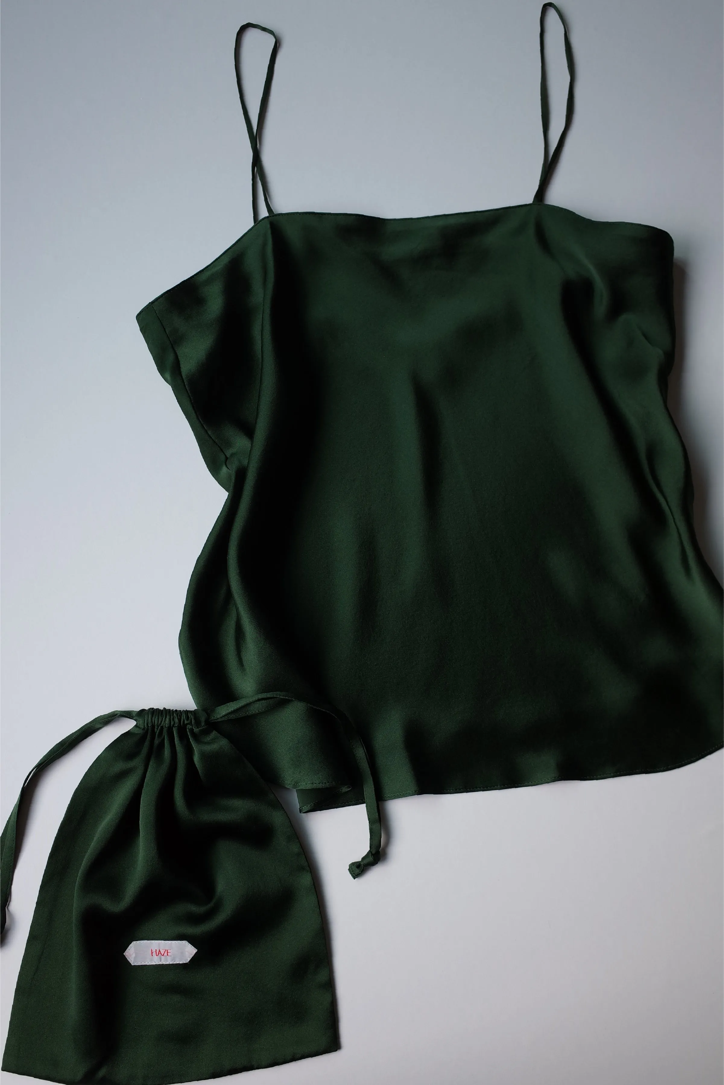 SILK CAMISOLE FOREST