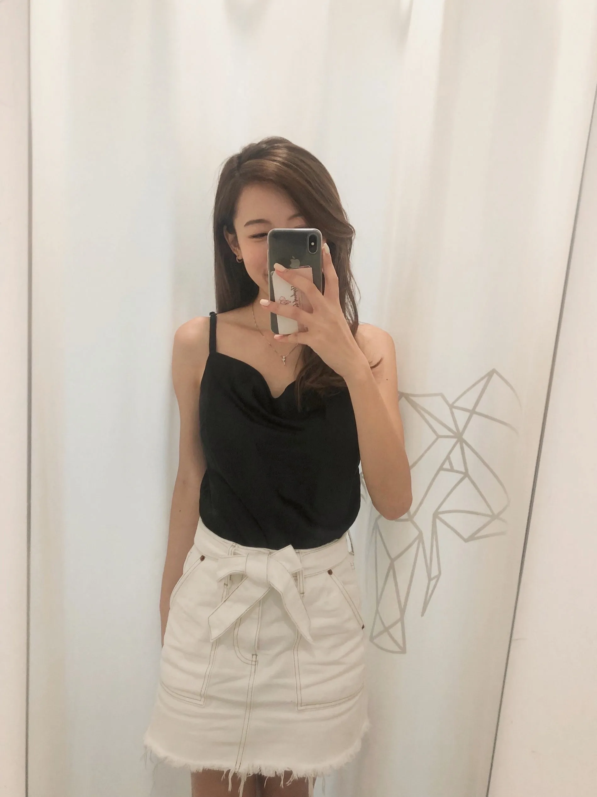 Silky Cowl-Neck Camisole