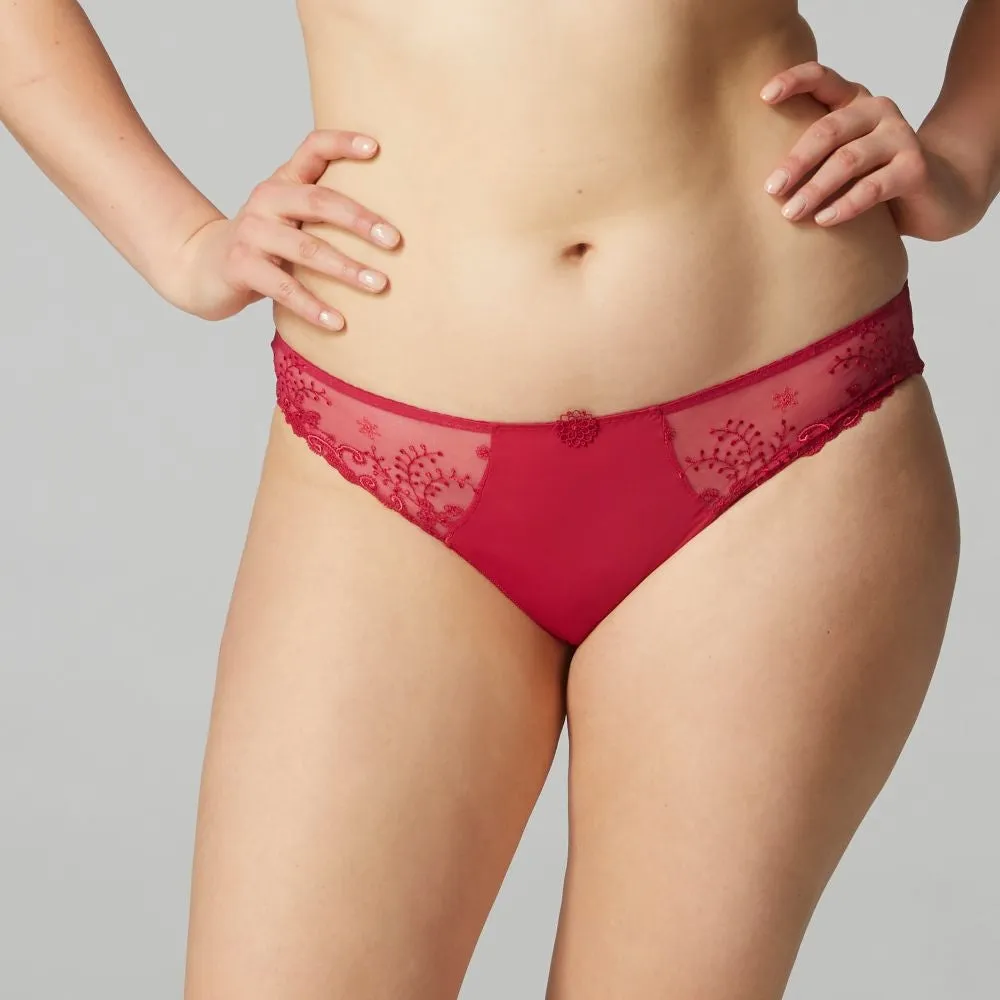 Simone Perele Delice Bikini Brief - Cranberry