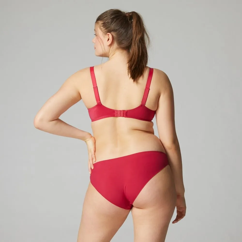 Simone Perele Delice Bikini Brief - Cranberry