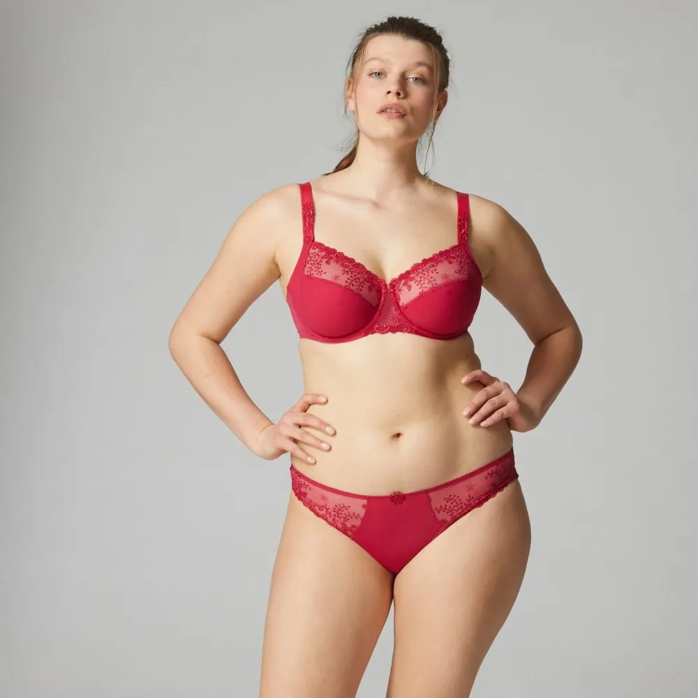 Simone Perele Delice Bikini Brief - Cranberry
