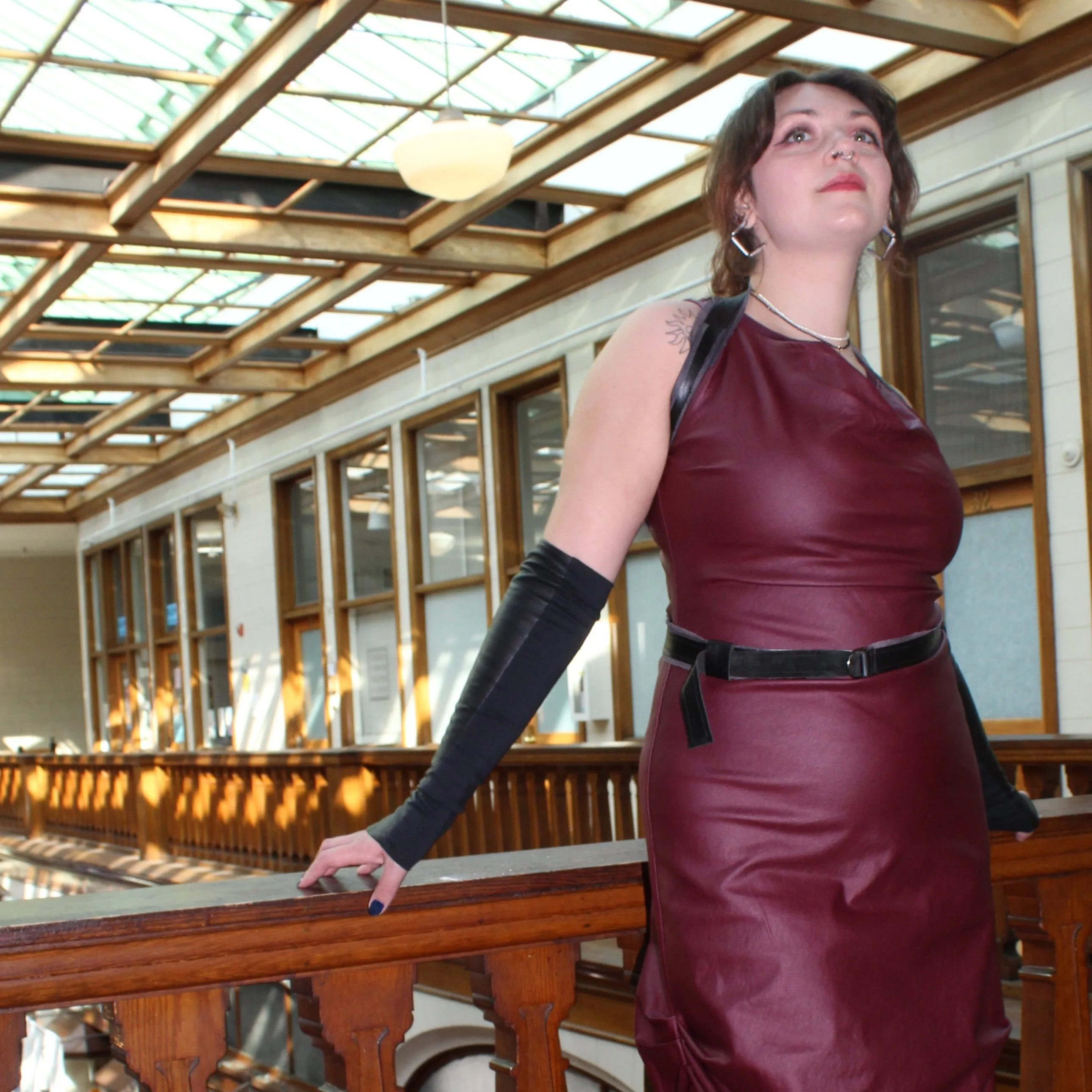 Sleeves in Black Leather by Kim Schalk