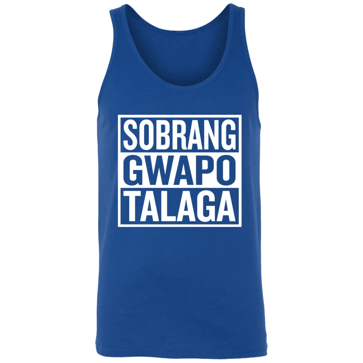 Sobrang Gwapo Talaga Unisex Cotton Tank Top