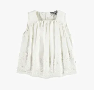 Souris Mini - Cream Tank Top - Cotton Veil