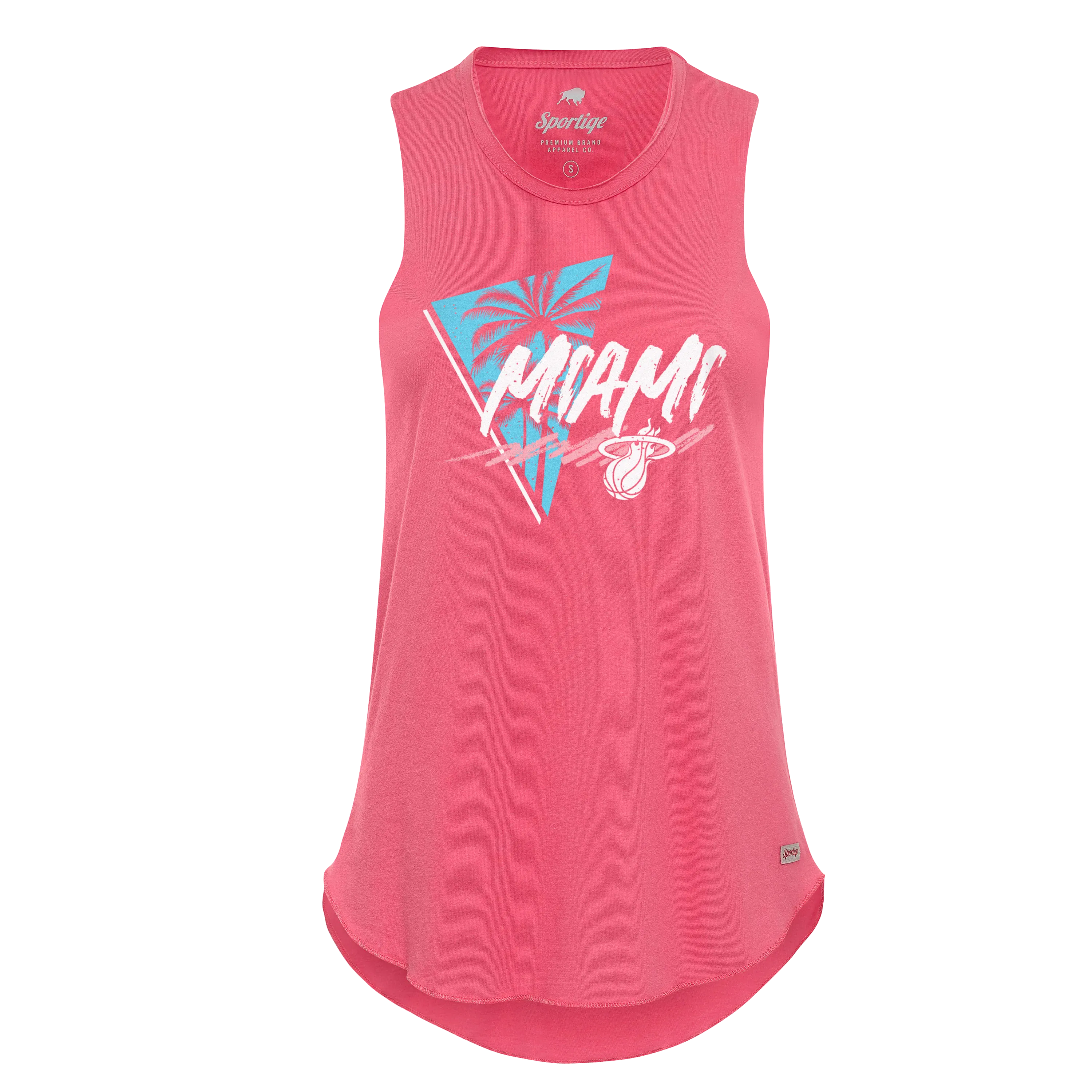 Sportiqe Miami HEAT Summer Women's Tank