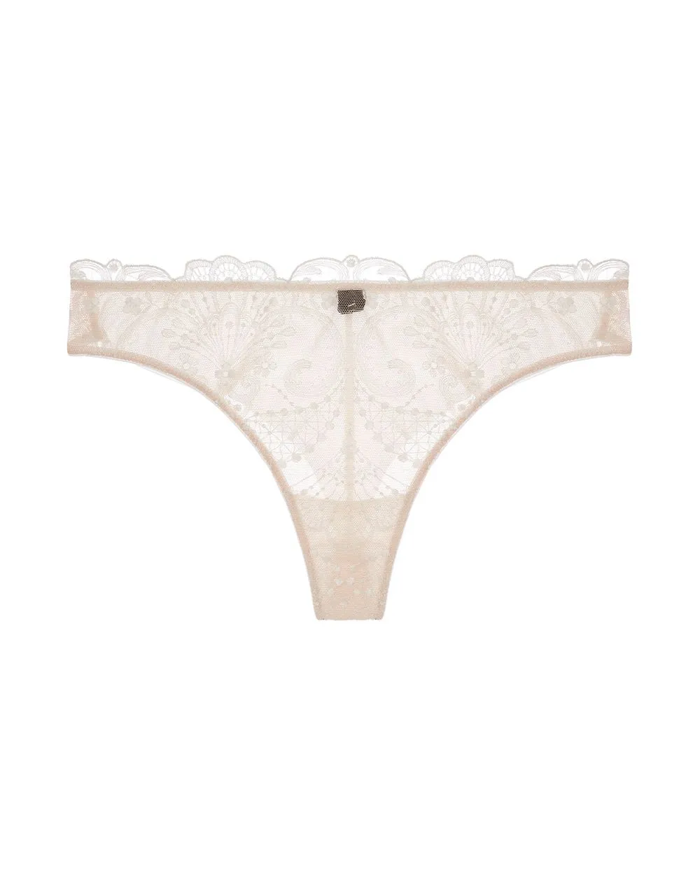 Spotlight Embroidered Thong