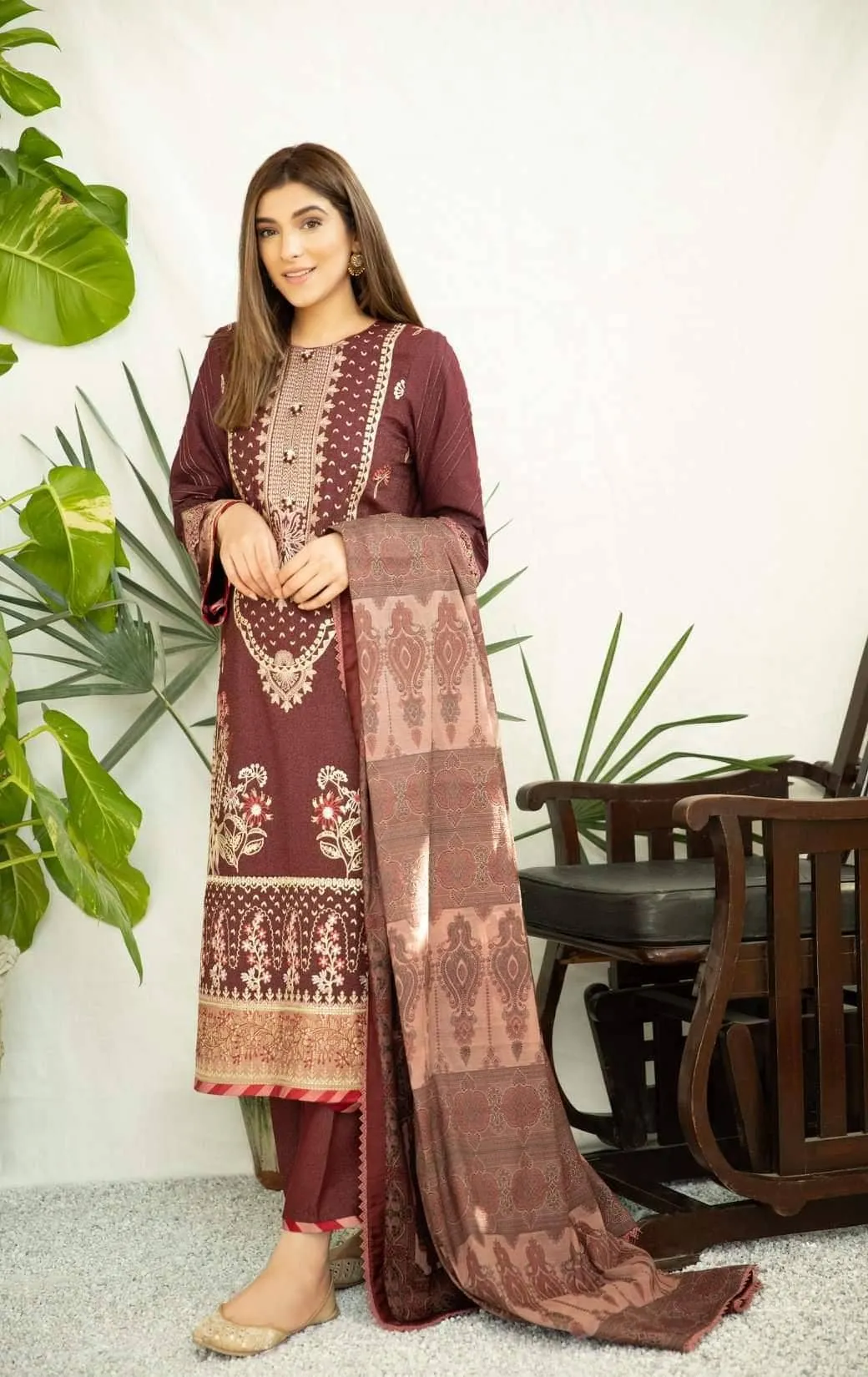 Spotted in Qalamkar Luxury Shawls Collection/KS-01