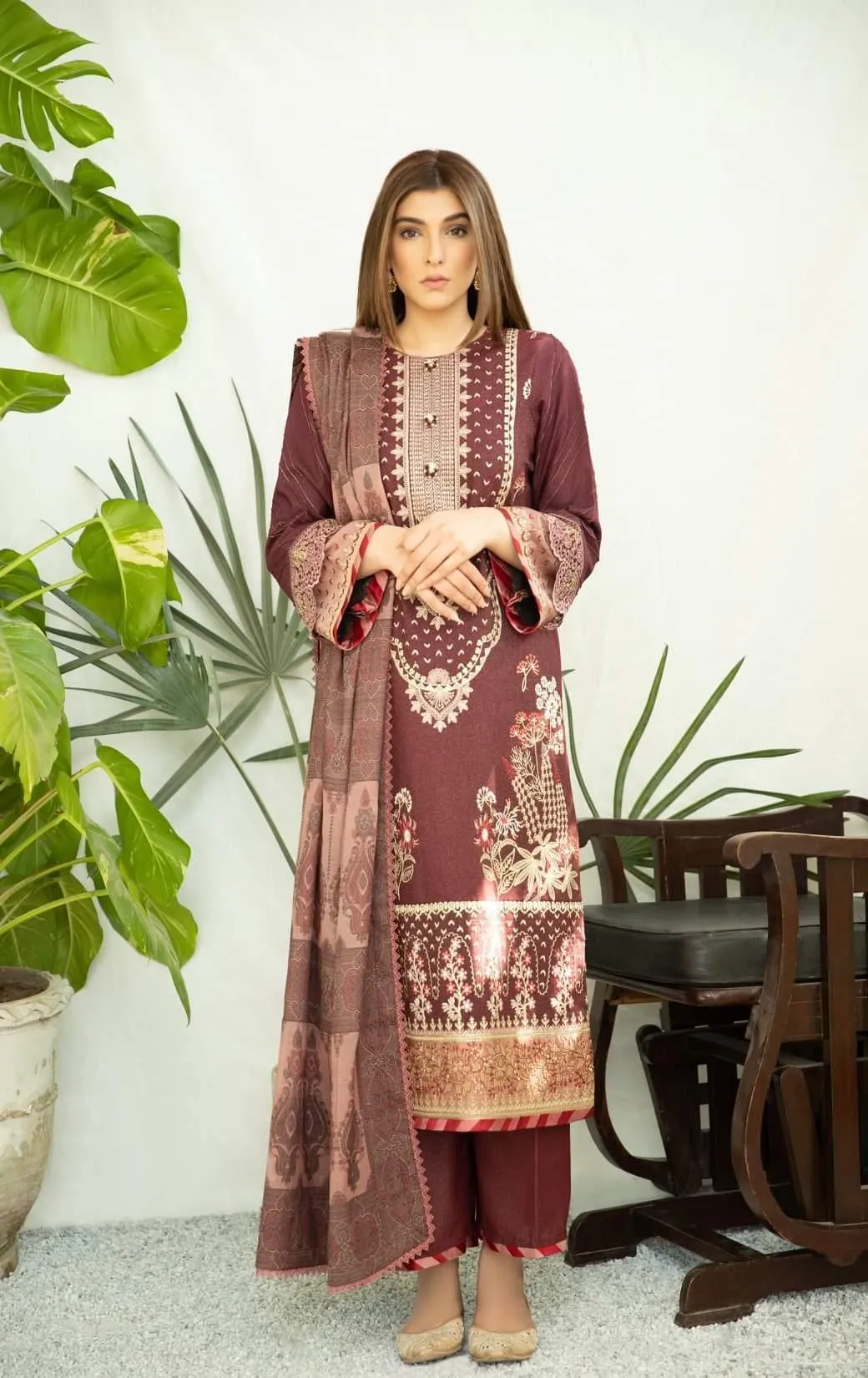Spotted in Qalamkar Luxury Shawls Collection/KS-01