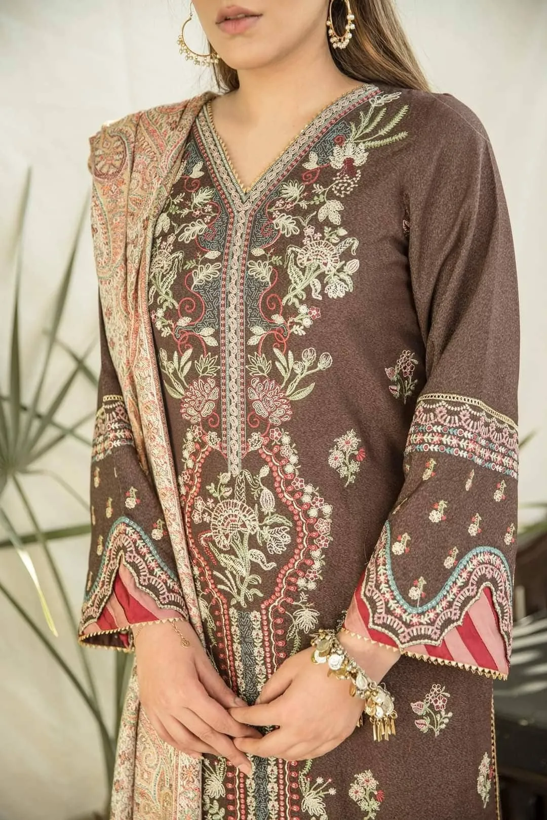 Spotted in Qalamkar Luxury Shawls Collection/KS-04