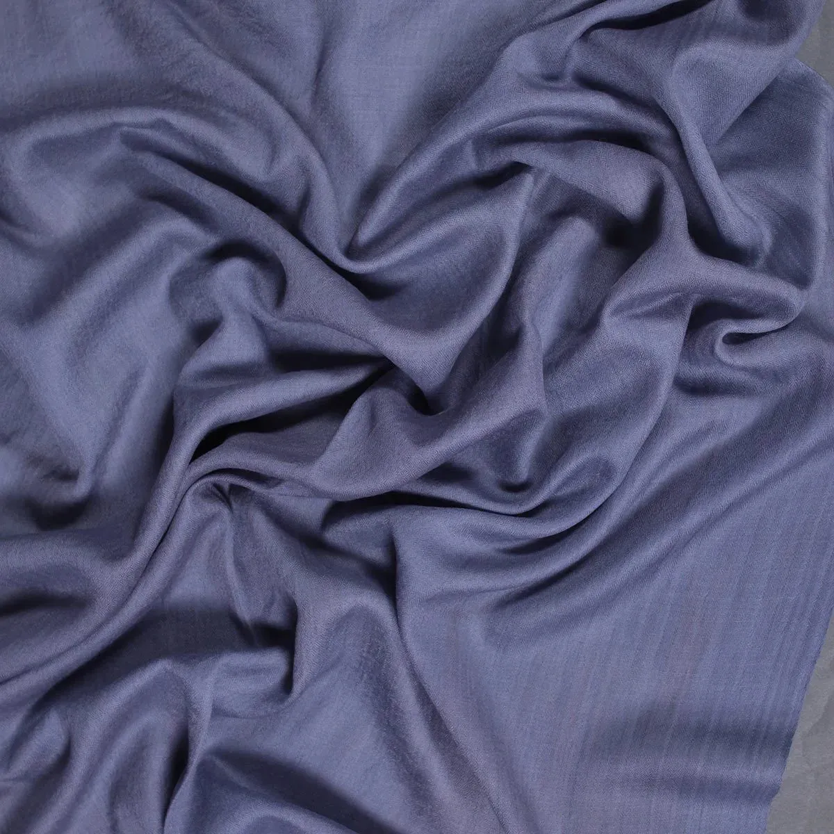 Stormy Gray GI Certified Handwoven Pashmina Stole