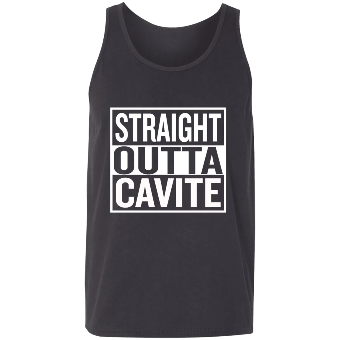Straight Outta Cavite Unisex Cotton Tank Top