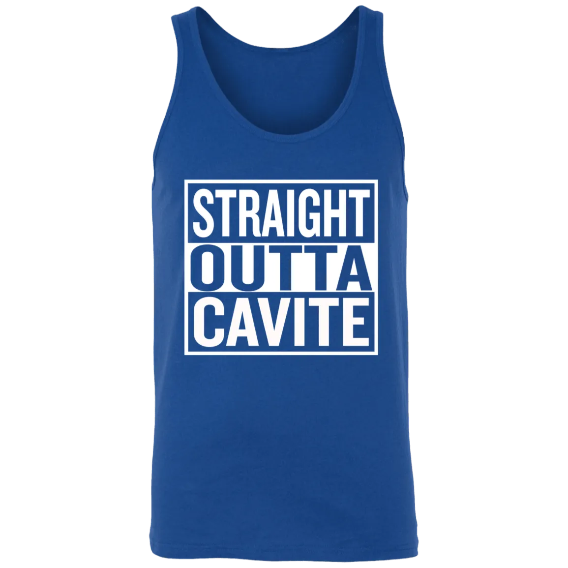 Straight Outta Cavite Unisex Cotton Tank Top