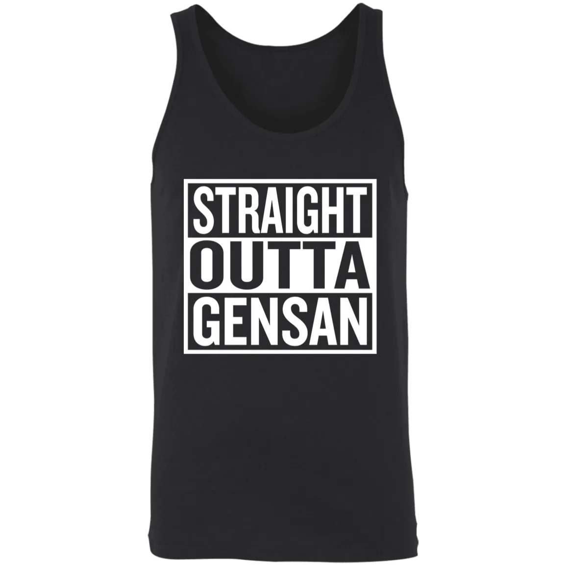 Straight Outta Gensan Unisex Cotton Tank Top