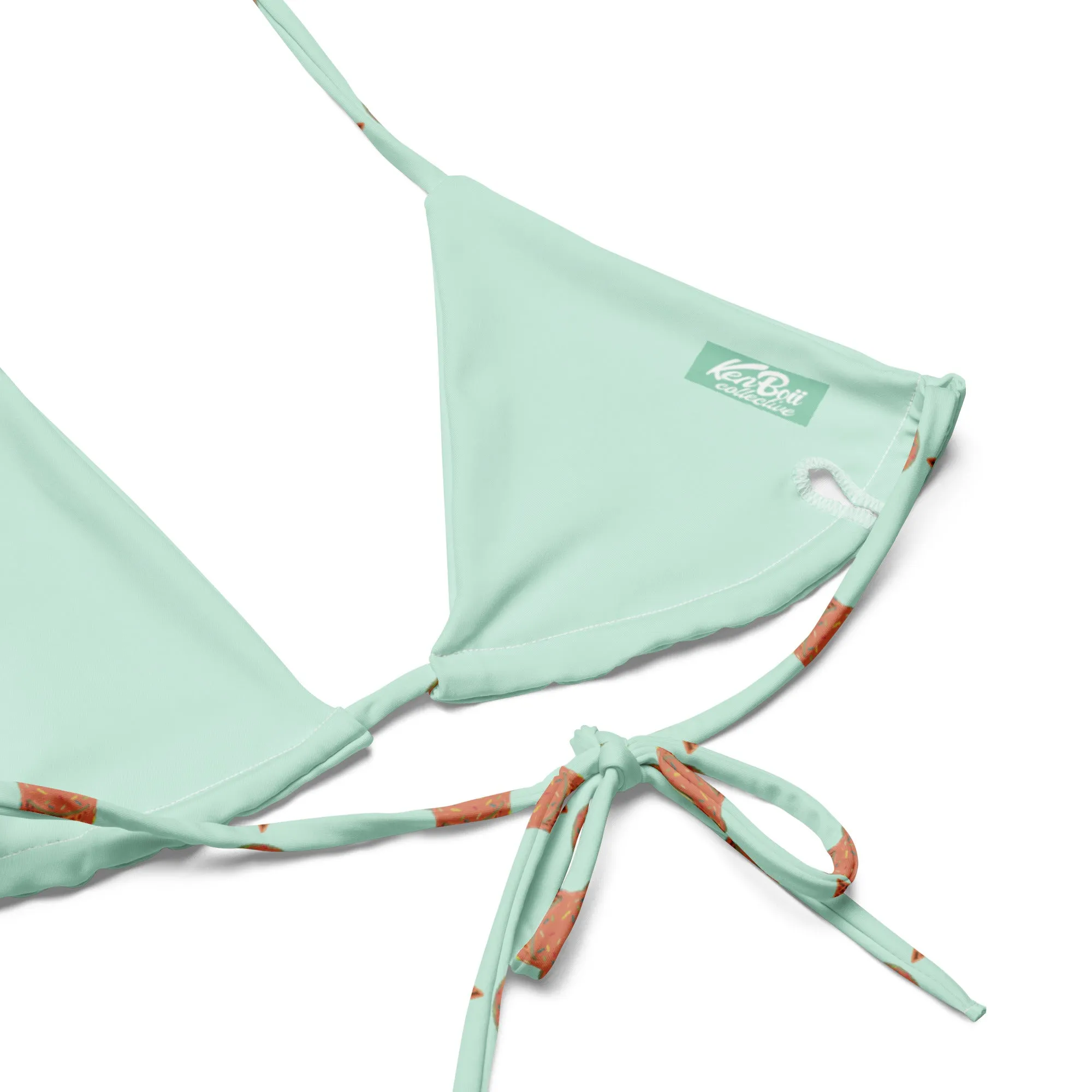 Strawberry Boii Soft Serve string bikini