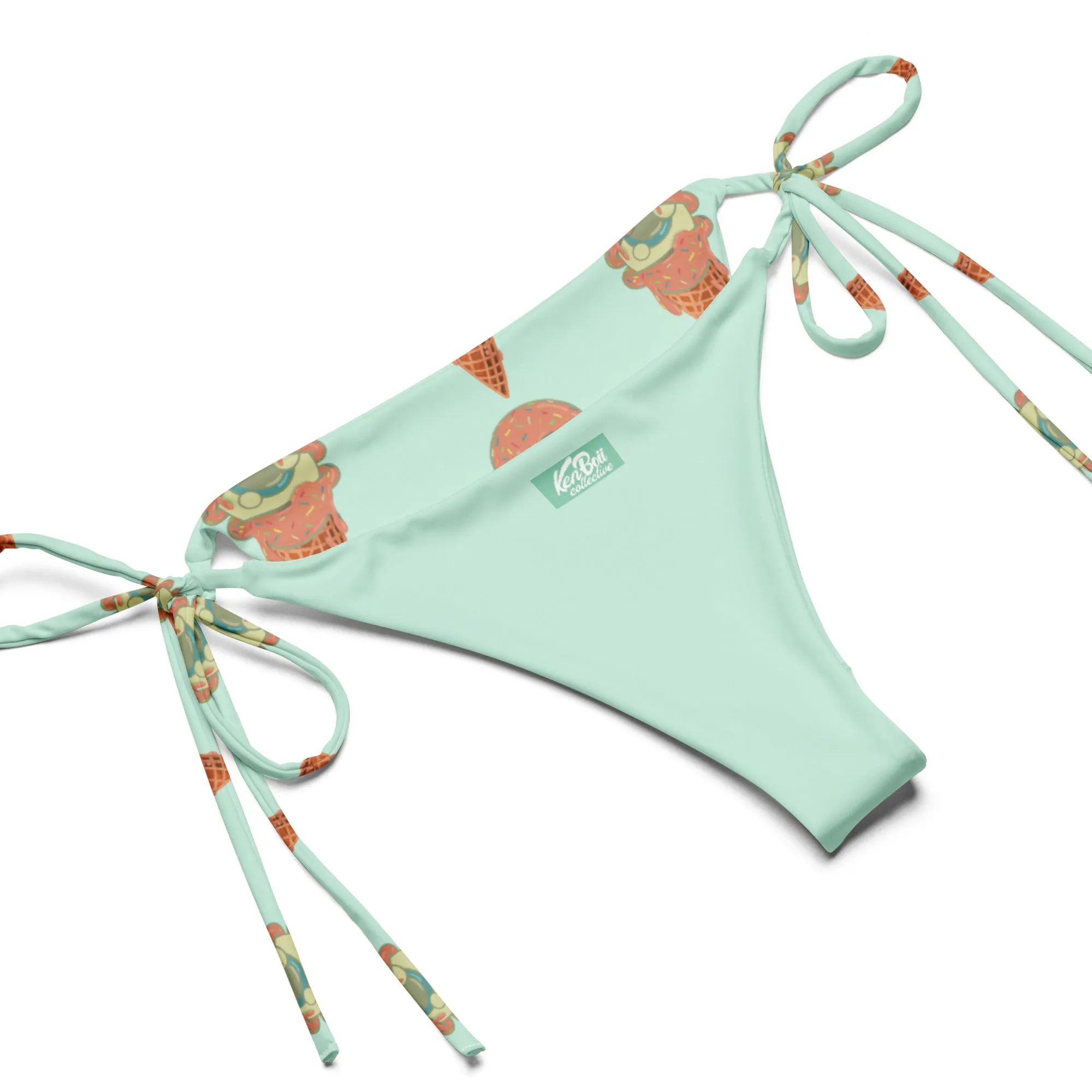 Strawberry Boii Soft Serve string bikini