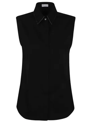 Stretch Cotton Poplin Shirt