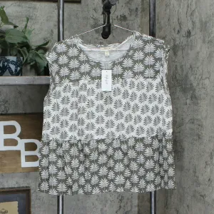 Style & Co. Women's Cotton Mixed Media Tiered Tank Top