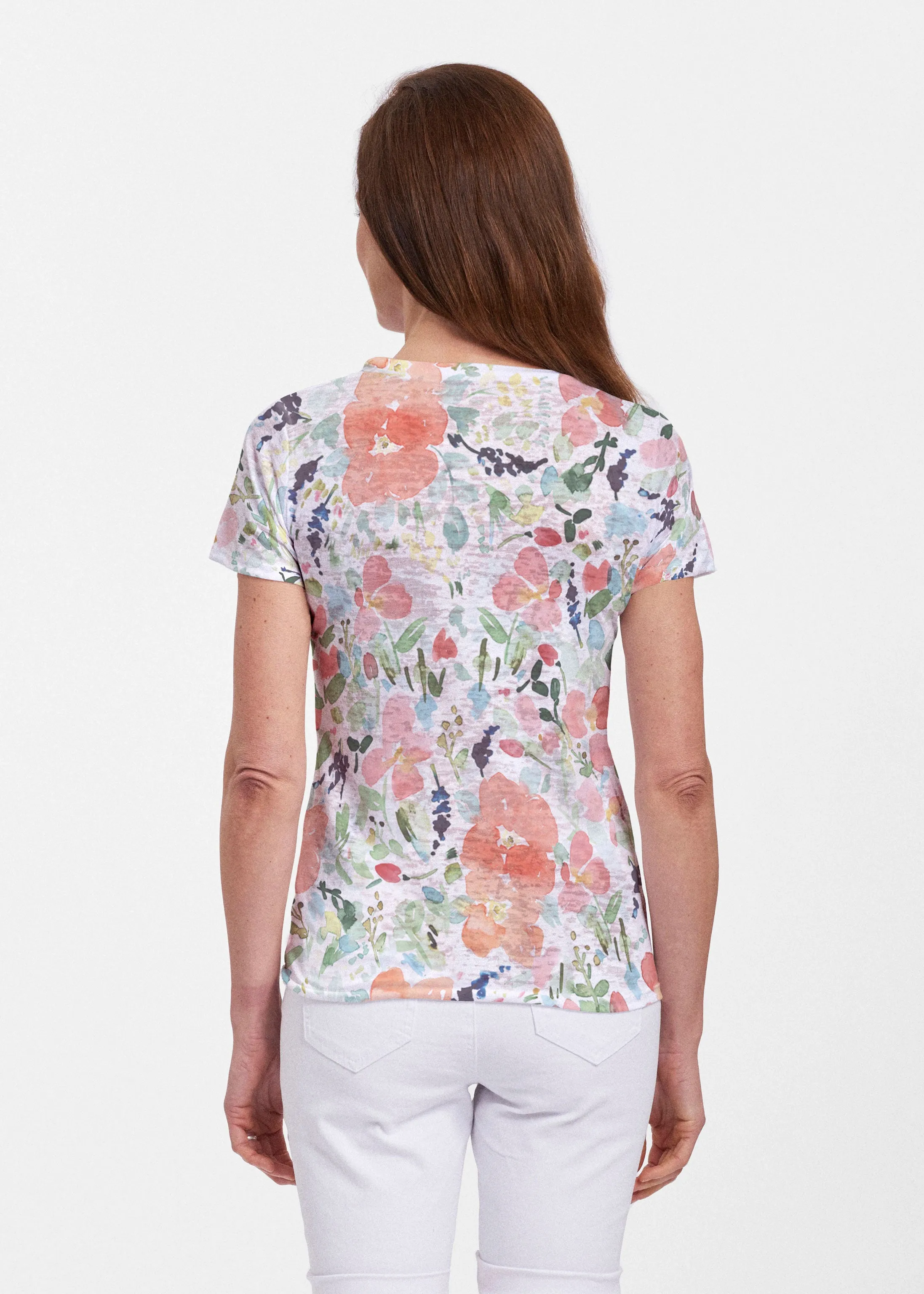 Summer Dreams (7939) ~ Sheer Short Sleeve Crew Shirt