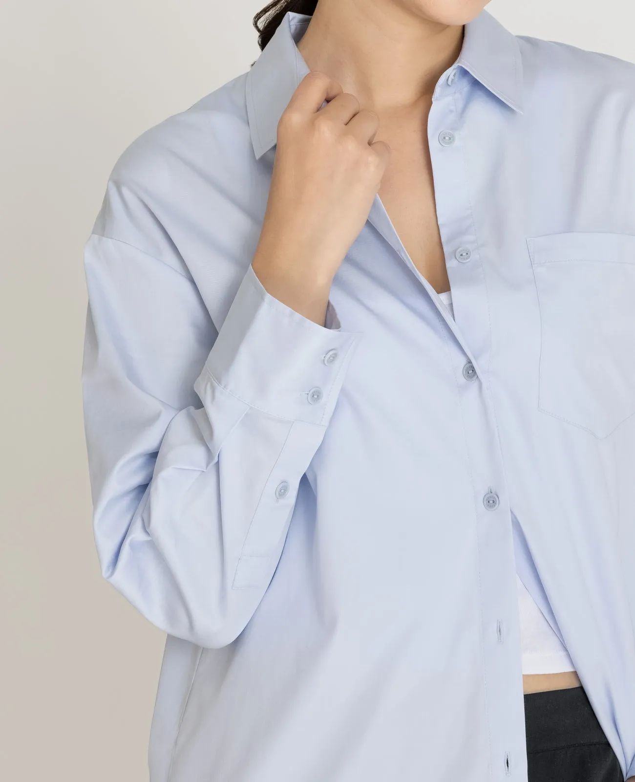 Supima Poplin Shirt Dress