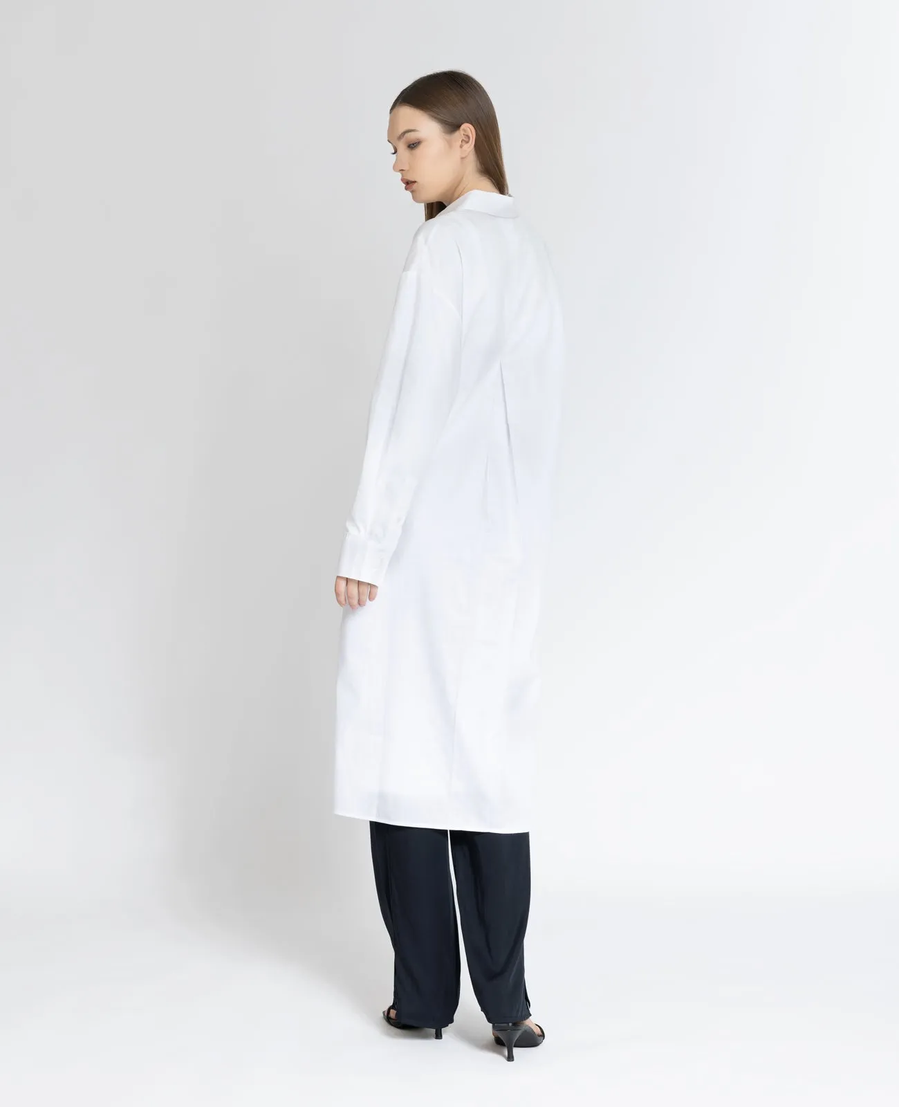 Supima Poplin Shirt Dress