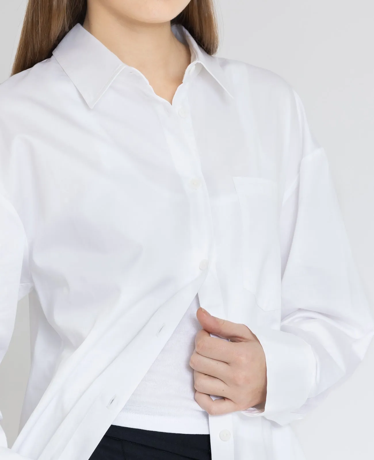 Supima Poplin Shirt Dress