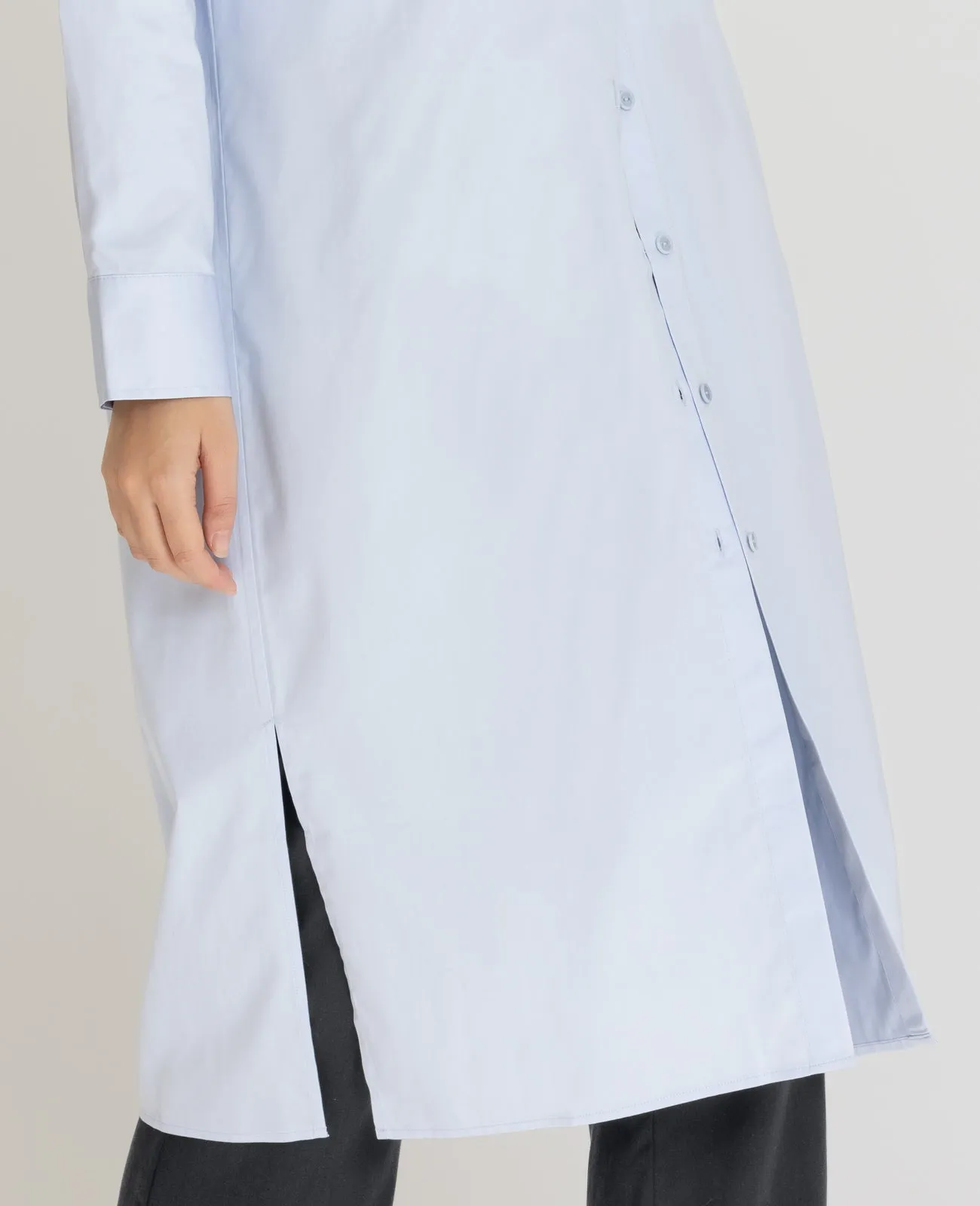 Supima Poplin Shirt Dress