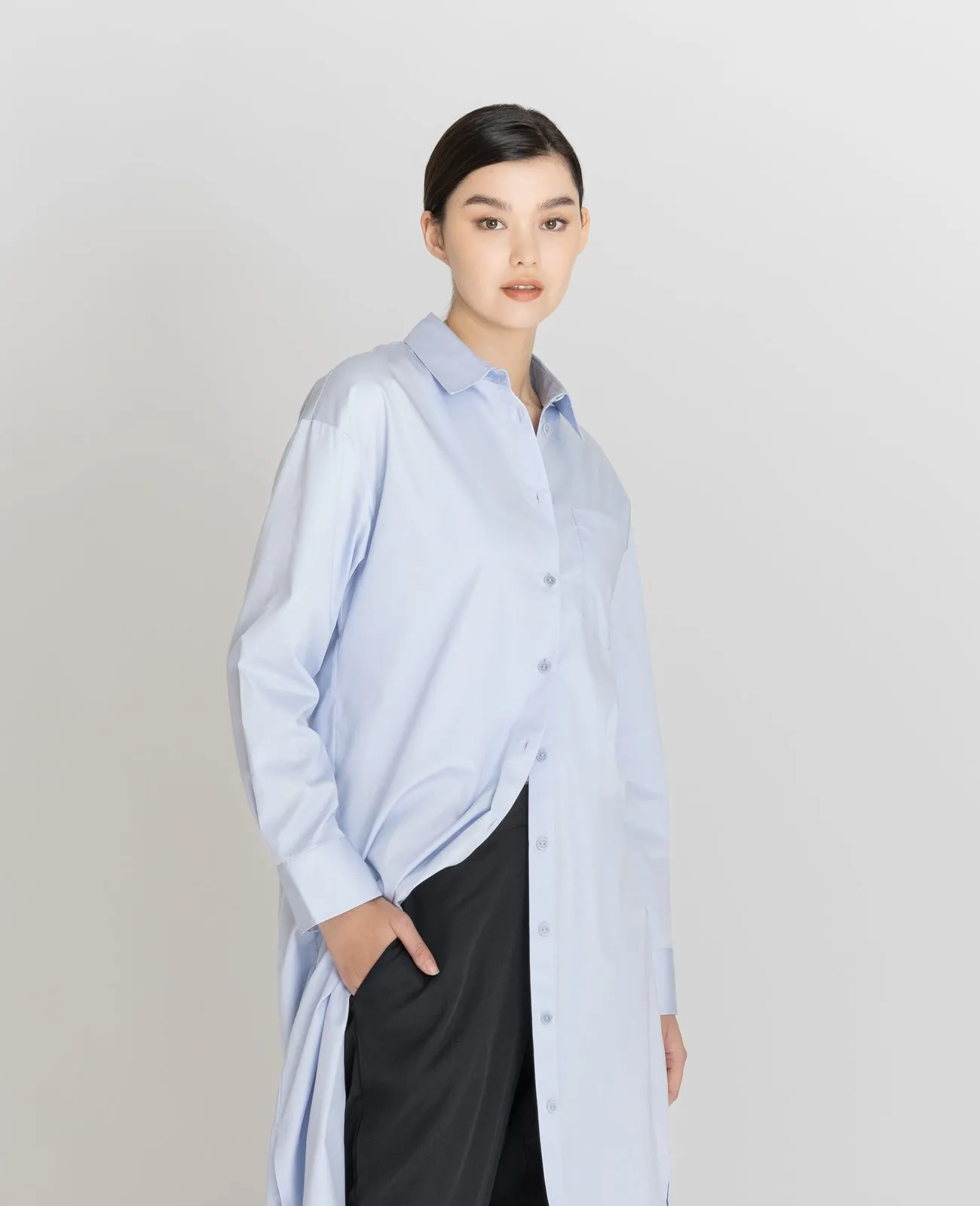 Supima Poplin Shirt Dress